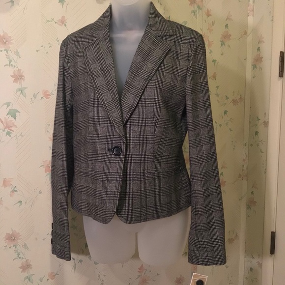 Michael Kors Black and Gray Blazer - Picture 2 of 4